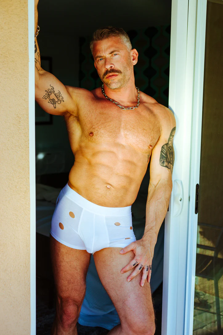 WE ARE SPASTOR WHITE BOXER BRIEF W/ HOLES - Image 18