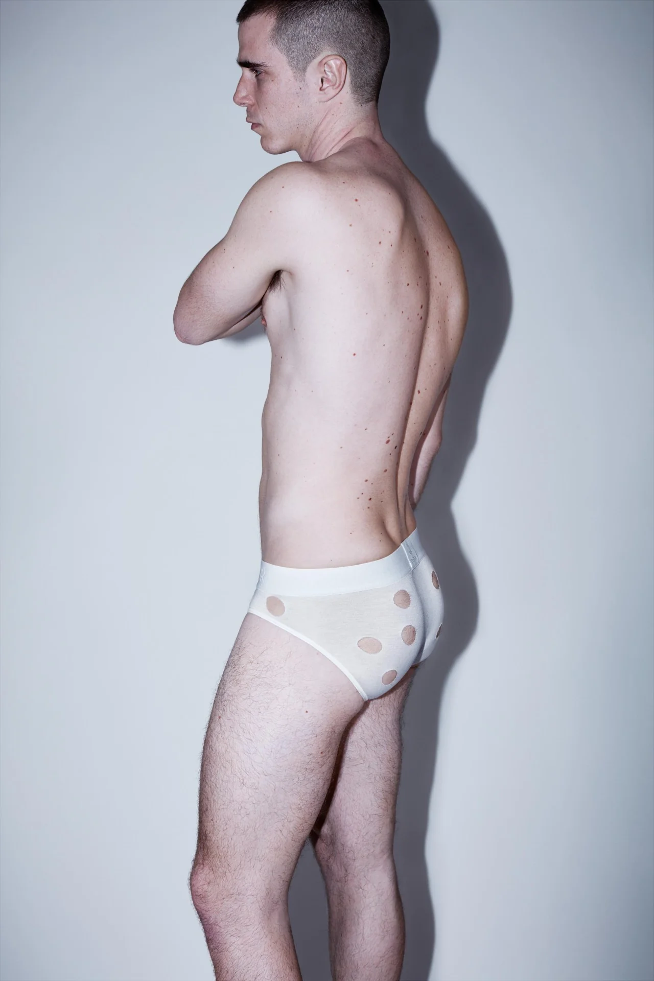 WE ARE SPASTOR WHITE BRIEF W/ HOLES - Image 10