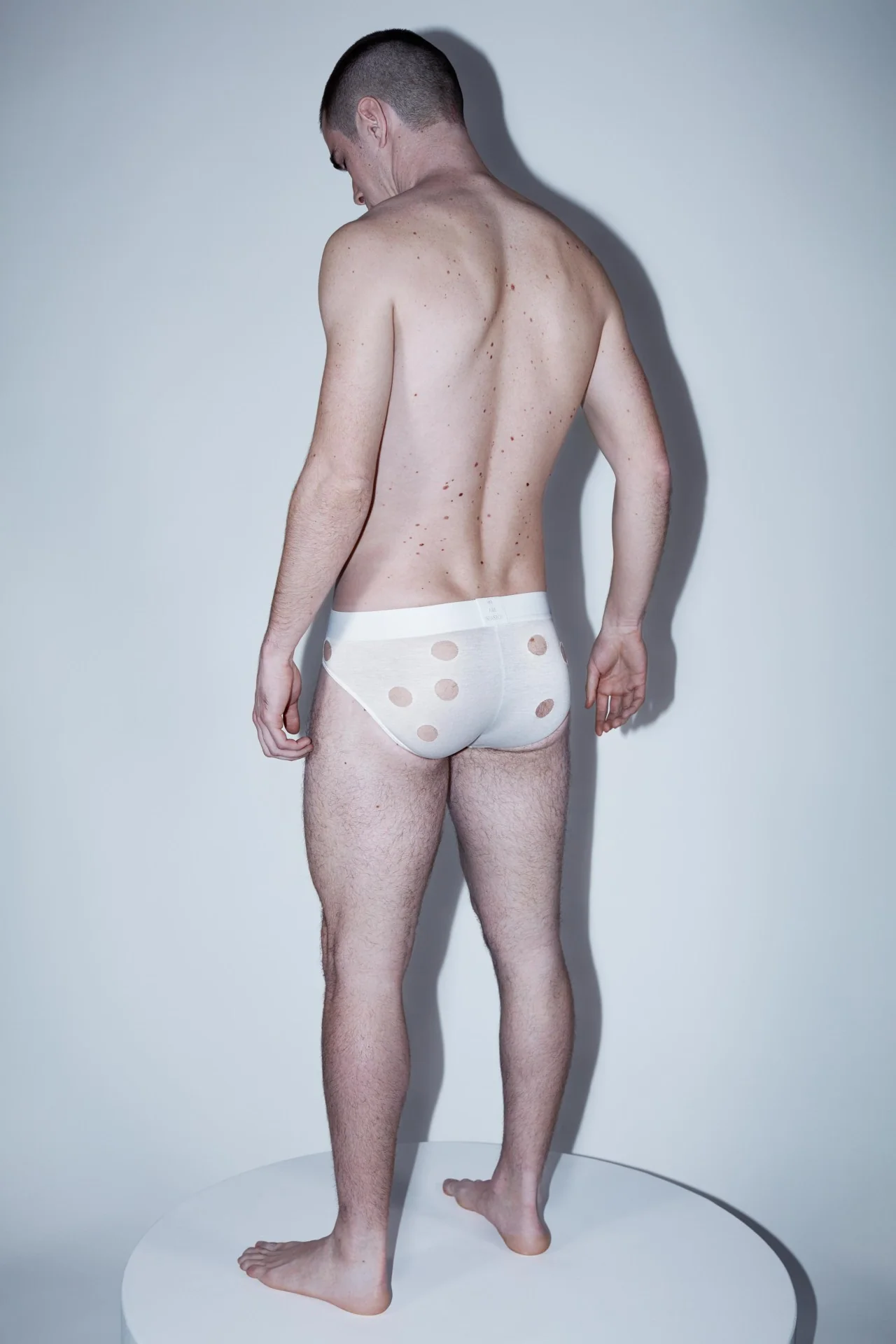 WE ARE SPASTOR WHITE BRIEF W/ HOLES - Image 11