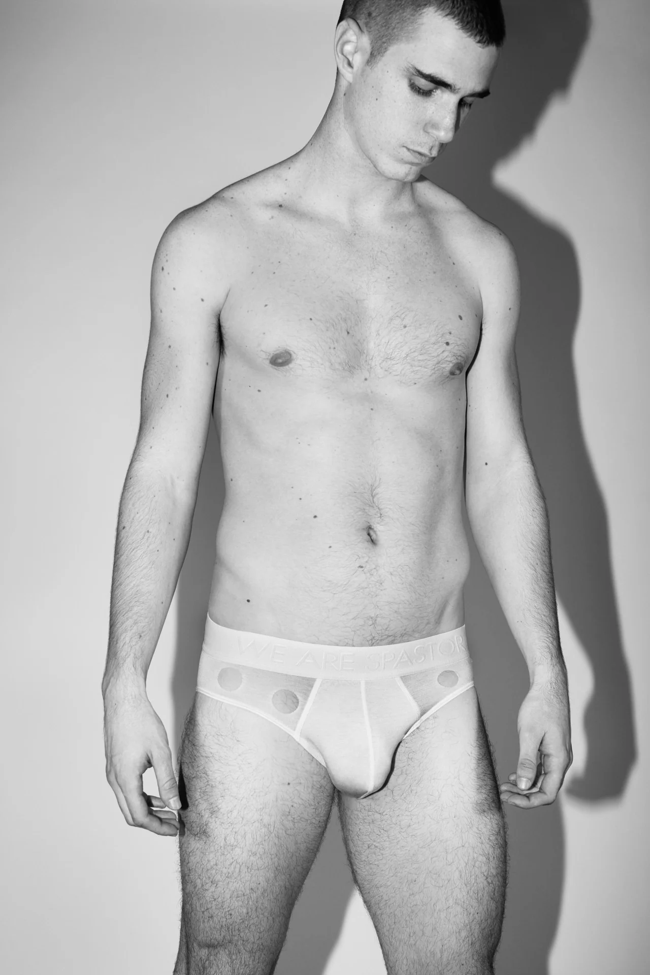 WE ARE SPASTOR WHITE BRIEF W/ HOLES - Image 12