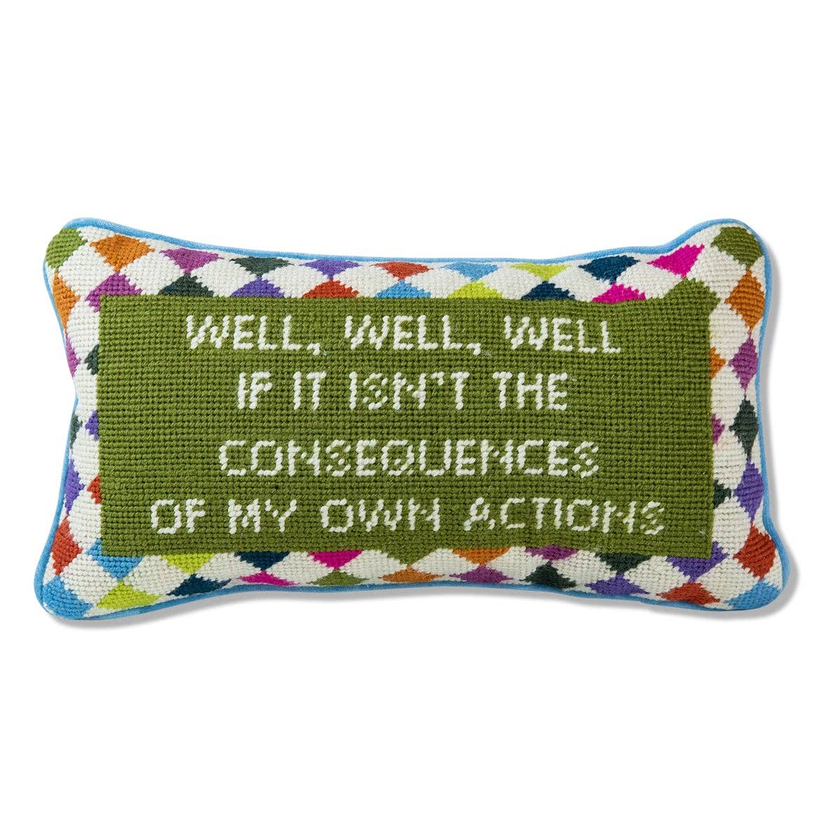 Well Well Well Needlepoint Pillow - Image 2