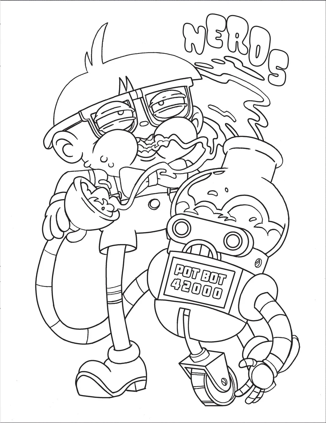 Who Smokes Weed? Coloring Book - Image 3
