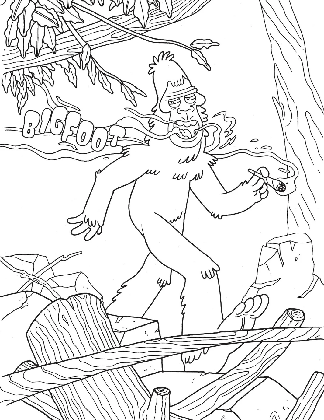 Who Smokes Weed? Coloring Book - Image 4