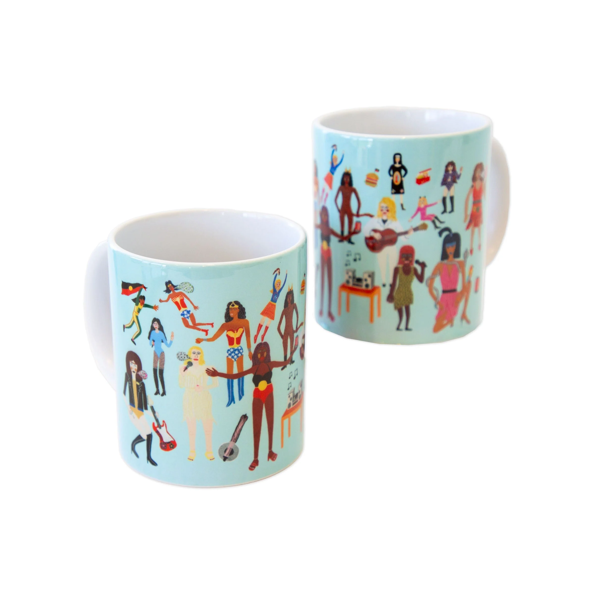 Wonder Woman's Wonderful World Mug by Kaylene Whiskey x Third Drawer Down - Image 2