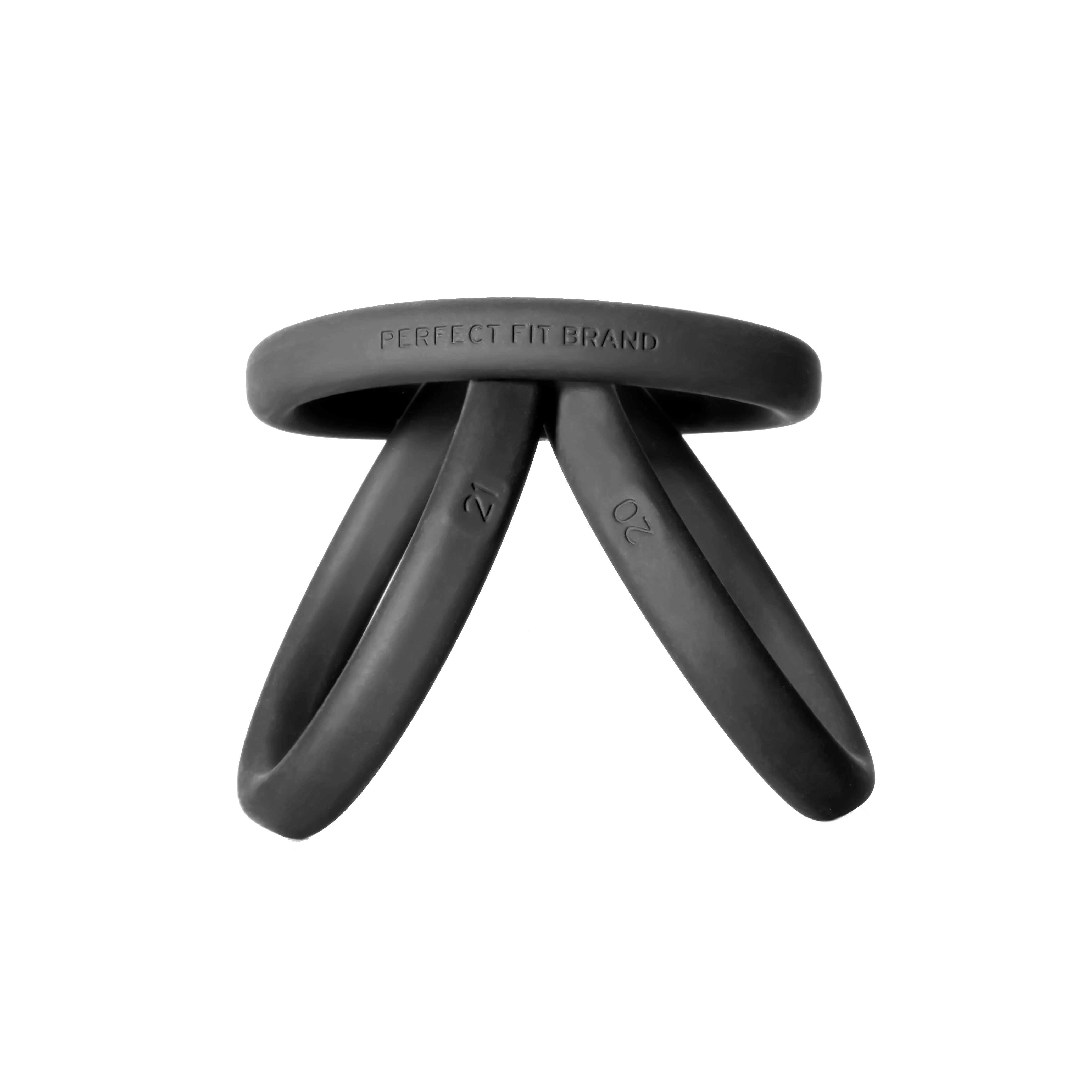 Xact-Fit Cock Rings sz 2.0- 2.1" set of 3 by Perfect Fit - Image 3