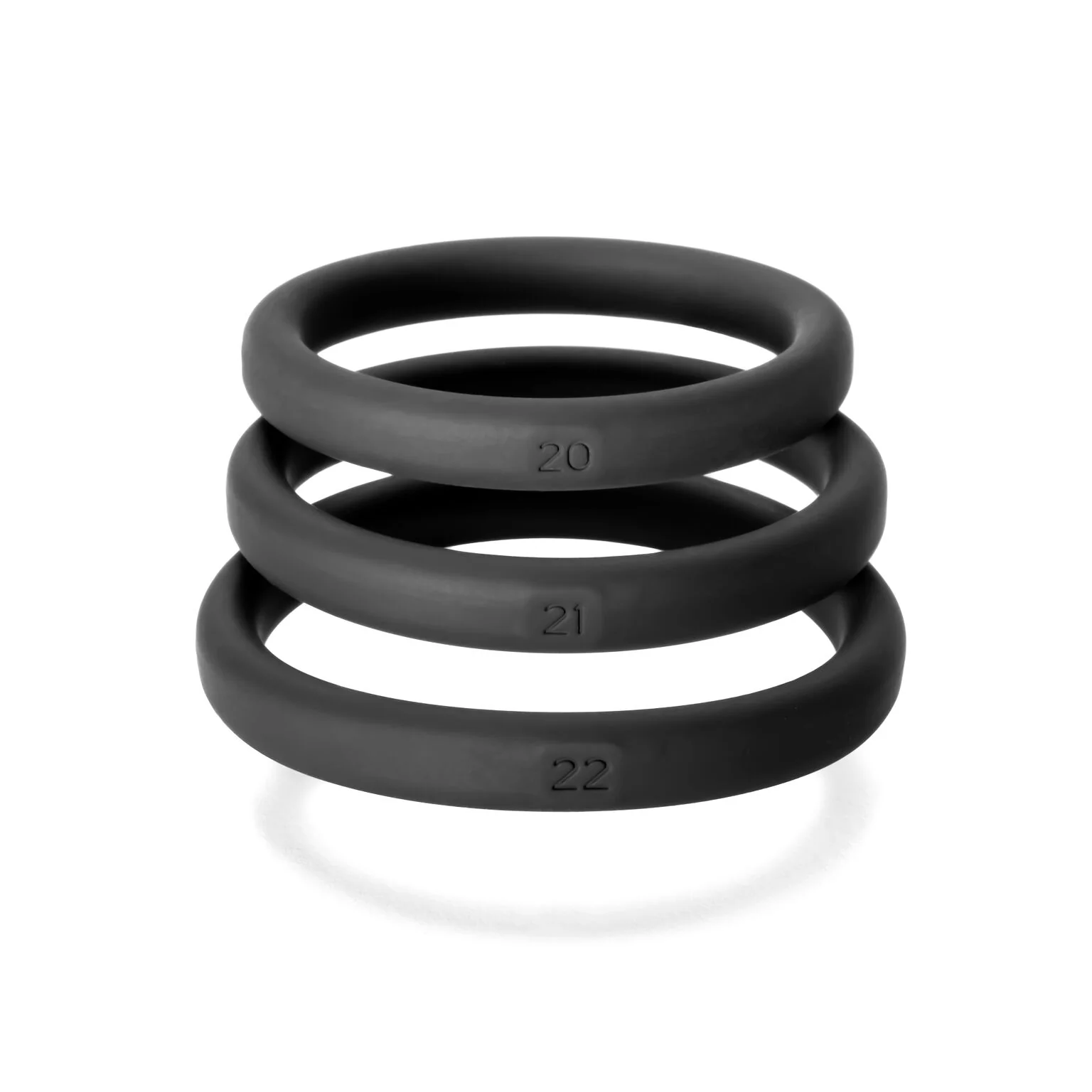Xact-Fit Cock Rings sz 2.0- 2.1" set of 3 by Perfect Fit - Image 4