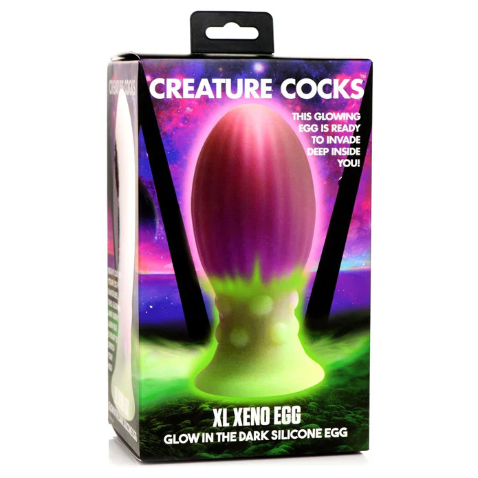Creature Cock Xeno Egg XL Glow In The Dark Silicone Egg - Image 7