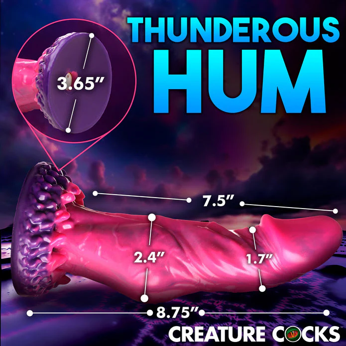 Xenox Vibrating Silicone Dildo with Remote by creature cocks - Image 7