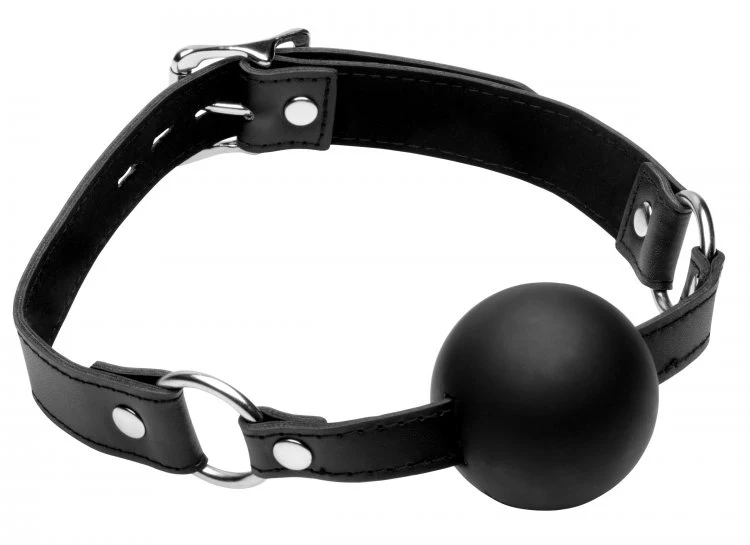 XL 2 Inch Silicone Ball Gag  by Strict Leather - Image 2