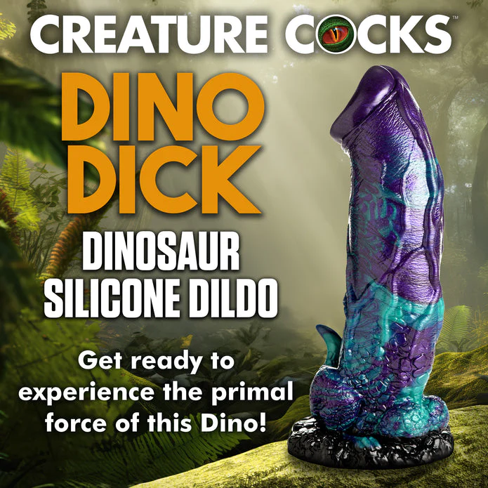 XL Dino Dick Dinosaur Silicone Dildo - Image 3
