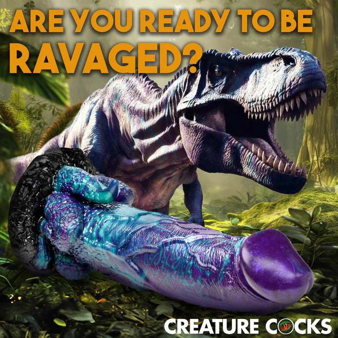 XL Dino Dick Dinosaur Silicone Dildo - Image 4