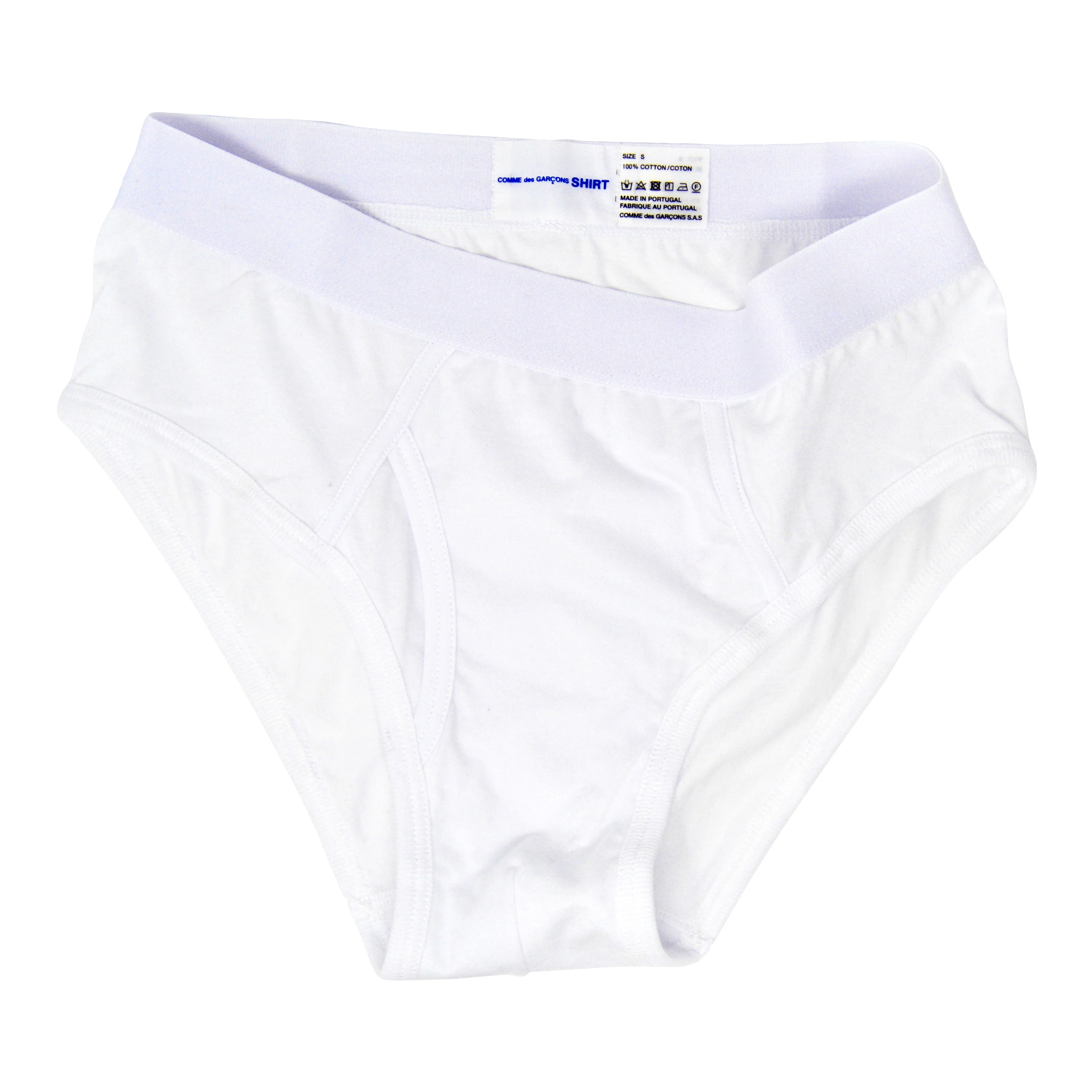 Comme des Garçons Y-Brief White - Image 4