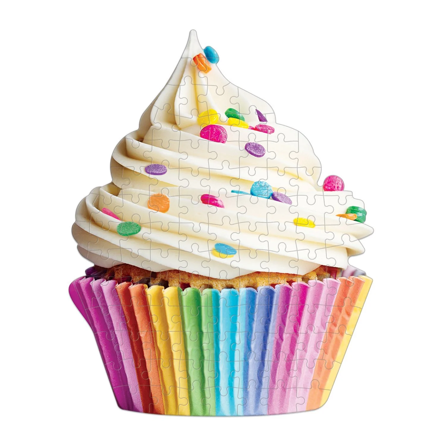 YOU'RE SWEET CUPCAKE 100 PIECE MINI SHAPED JIGSAW PUZZLE - Image 2