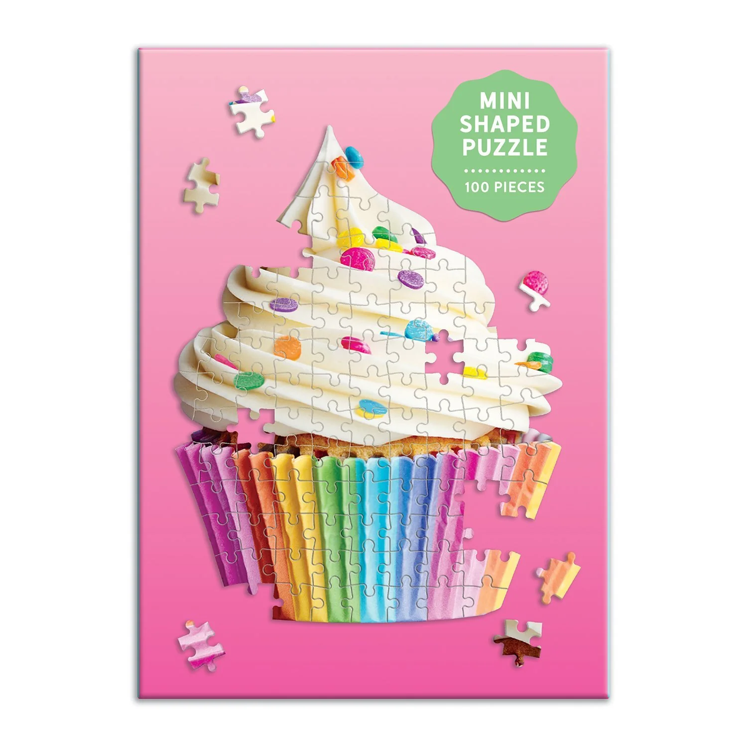 YOU'RE SWEET CUPCAKE 100 PIECE MINI SHAPED JIGSAW PUZZLE - Image 4