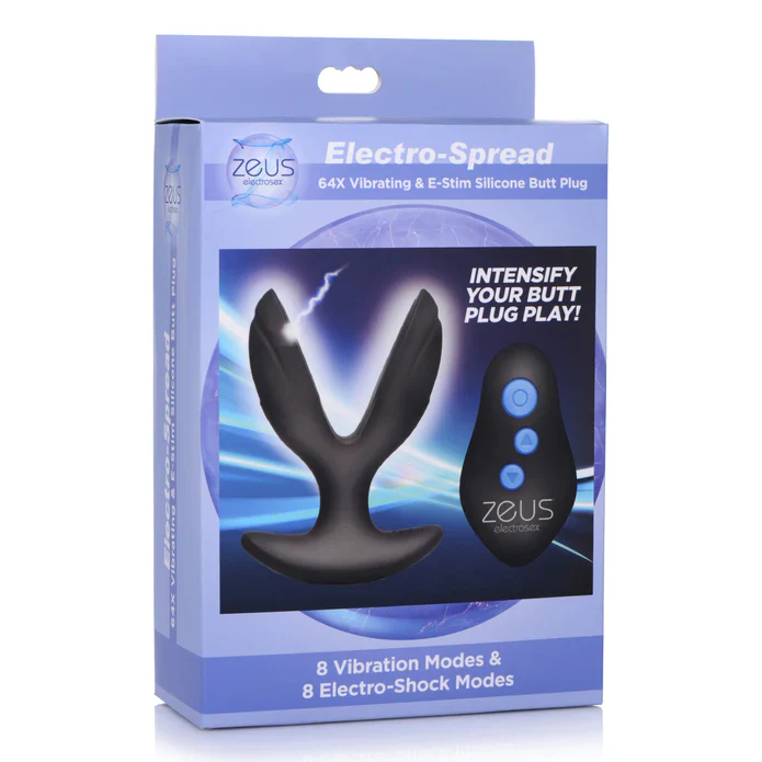 Zeus 64X Electro-Spread Vibrating And E-Stim Silicone Plug - Image 11
