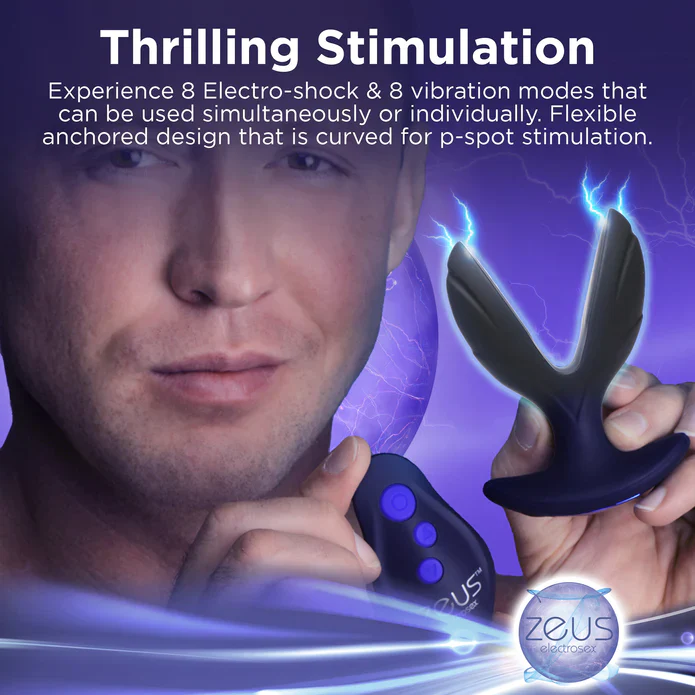Zeus 64X Electro-Spread Vibrating And E-Stim Silicone Plug - Image 7